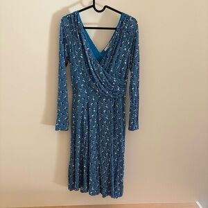 Boden Georgia Floral Faux Wrap Dress